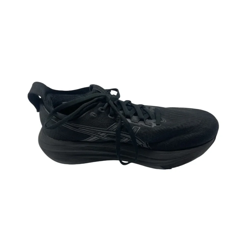 ASICS Gel-Nimbus 27 Womens Running Shoes Black Black 1012B753 Size 8.5
